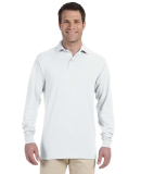 Jerzees 437MLR SpotShield Long Sleeve Jersey Sport in White