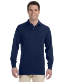 Jerzees 437MLR SpotShield Long Sleeve Jersey Sport in J navy