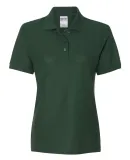 Jerzees 537WR Easy Care Women's Pique Sport Shirt FOREST GREEN