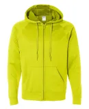 Jerzees PF93MR Dri-Power® Sport Hooded Full-Zip S SAFETY GREEN