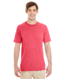 Jerzees 601MR Dri-Power Active Triblend T-Shirt in Fiery red hthr