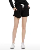 Ladies' Casual French Terry Short in Tri charcoal