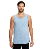 Men's Indigo Striped Tank LIGHT INDIGO