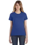 Anvil 880 Women's Lightweight Ringspun T-Shirt in Heather blue