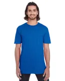 ANVIL 983 Lightweight Pocket T-Shirt ROYAL BLUE