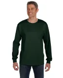 52 5596 Tagless Long Sleeve T-Shirt with a Pocket in Deep forest