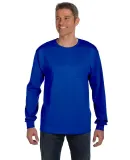 52 5596 Tagless Long Sleeve T-Shirt with a Pocket in Deep royal