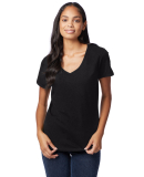 S04V Nano-T Women's V-Neck T-Shirt in Black