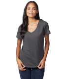 S04V Nano-T Women's V-Neck T-Shirt in Smoke gray