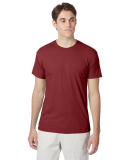 Hanes 42TB X-Temp Triblend T-Shirt with Fresh IQ o in Athltc crdnl hth