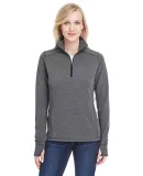 197 8433 Omega Stretch Terry Women's Quarter-Zip P CHARCOAL TRBLND