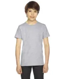 2201W Youth Fine Jersey T-Shirt in Heather grey