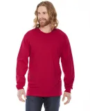 2007W Fine Jersey Long Sleeve T-Shirt in Red