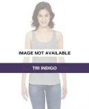 TR308W Women's Triblend Racerback Tank TRI INDIGO