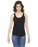 TR308W Women's Triblend Racerback Tank TRI BLACK