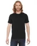 2406W Unisex Fine Jersey Pocket Short-Sleeve T-Shi in Black