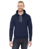 F498W Unisex Flex Fleece Drop Shoulder Pullover Ho in Navy