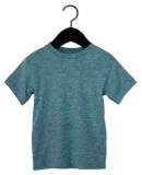 Bella + Canvas 3001T Toddler Tee in Hthr deep teal