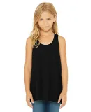 8800Y Bella + Canvas Youth Flowy RacerbackTank in Black