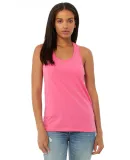 6008 Bella + Canvas Women's Jersey Racerback Tank in Charity pink