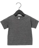 3001B Bella + Canvas Baby Short Sleeve Tee in Dark gry heather