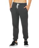 3727 Bella + Canvas Unisex Sponge Fleece Jogger Sw in Dark gry heather