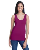 49 2420L Women's Stretch Tank RASPBERRY