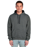 50 SF77R Sofspun® Microstripe Hooded Pullover Swe in Midnight stripe