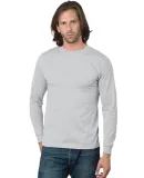 301 2955 Union-Made Long Sleeve T-Shirt in Dark ash