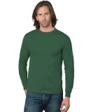 301 2955 Union-Made Long Sleeve T-Shirt in Forest green