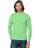 301 2955 Union-Made Long Sleeve T-Shirt in Lime green