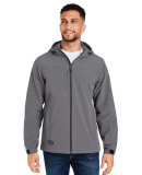 DRI DUCK 5310 Apex Hooded Soft Shell Jacket in Charcoal