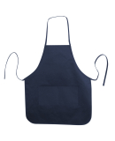 Liberty Bags 5505 Long Butcher Block Apron in Navy