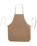 Liberty Bags 5505 Long Butcher Block Apron in Light tan