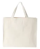 Liberty Bags 8501 12 Ounce Gusseted Canvas Tote NATURAL