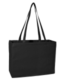 Liberty Bags A134 Non- Woven Deluxe tote in Black