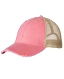 Ollie Cap in Coral/ tan