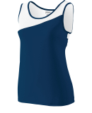 Augusta Sportswear 354 Women's Accelerate Jersey in Navy/ white