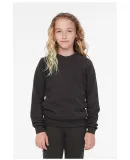 Bella + Canvas 3901Y Youth Sponge Fleece Crewneck  in Dark gry heather