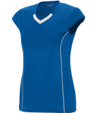 Augusta Sportswear 1218 Women's Blash Jersey in Royal/ white