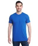 Bayside Apparel 5710 Unisex Triblend T-Shirt in Tri royal blue