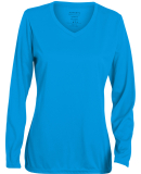 Augusta Sportswear 1788 Women's Long Sleeve Wickin in Power blue