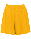 Augusta Sportswear 961 Girls' Wicking Mesh Short in Gold