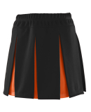 Augusta Sportswear 9115 Women's Liberty Skirt in Black/ orange