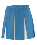 Augusta Sportswear 9116 Girls' Liberty Skirt in Columbia blu/wht