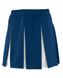 Augusta Sportswear 9116 Girls' Liberty Skirt in Navy/white