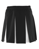 Augusta Sportswear 9116 Girls' Liberty Skirt in Black/white