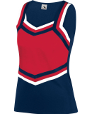 Augusta Sportswear 9140 Women's Pike Shell in Navy /red/ white