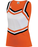 Augusta Sportswear 9140 Women's Pike Shell in Orange/ wht/ blk