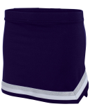 Augusta Sportswear 9145 Women's Pike Skirt in Prpl/ wh/ mt slv